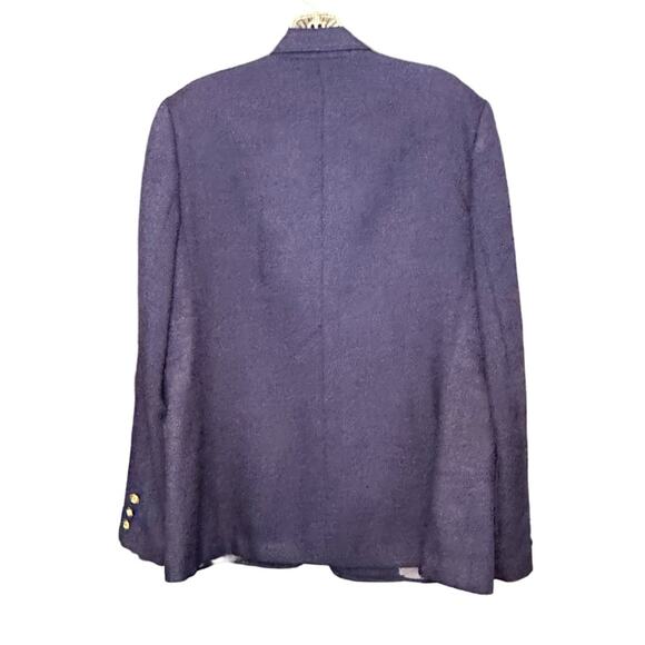 Vintage 80’s Navy Blue Blazer With Pockets - Picture 2 of 6